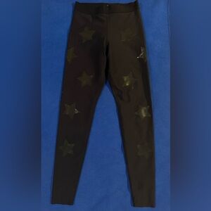 Ultracor Black Leggings with Star Detail S